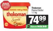 Thokoman Peanut Butter-1.1kg