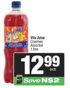 Vita Juice Creemee Assorted-1Ltr