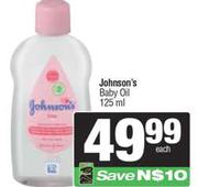 Johnson's Baby Oil-125ml