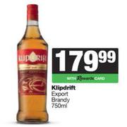 Klipdrift Export Brandy-750ml