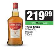 Three Ships 5 Year Old Whisky-750ml