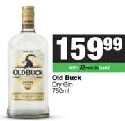Old Buck Dry Gin-750ml