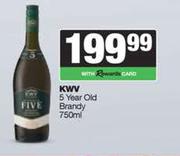 KWV 5 Year Old Brandy-750ml