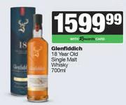 Glenfiddich 18 Year Old Single Malt Whisky-750ml
