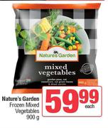 Nature's Garden Frozen Mixed Vegetables-900g Each