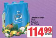 Caribbean Twist NRBs Assorted-6 x 275ml Per Pack