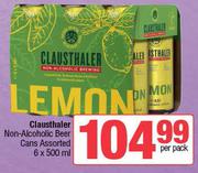 Clausthaler Non Alcoholic Beer Cans Assorted-6 x 500ml Per Pack