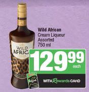 Wild African Cream Liqueur Assorted-750ml Each