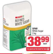 Spar White Sugar-2kg Each
