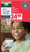 Spar Extra Shelf Life Fresh Milk (Full Cream Only)-2Ltr Each