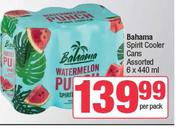 Bahama Spirit Cooler Assorted-6 x 440ml Per Pack