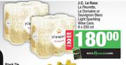 J.C. Le Roux La Fleurette, Le Domaine Or Sauvignon Blanc Light Sparkling Wine Cans-For Any2 x 250ml
