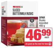 Spar Rusks Assorted-450g Each