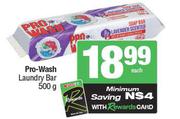 Pro Wash Laundry Bar-500g Each