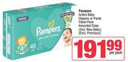 Pampers Active Baby Diapers Or Pants Value Pack Assorted Sizes-Per Pack