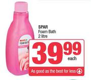 Spar Foam Bath-2L Each