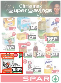 SPAR & SUPERSPAR Namibia : Christmas Super Savings (21 October - 09 November 2025), page 1