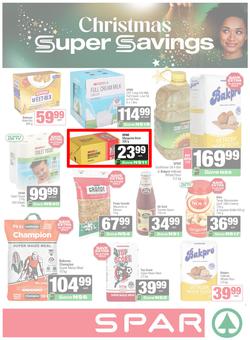 SPAR & SUPERSPAR Namibia : Christmas Super Savings (21 October - 09 November 2025), page 1
