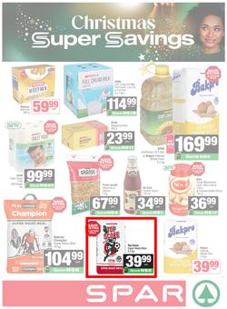 SPAR & SUPERSPAR Namibia : Christmas Super Savings (21 October - 09 November 2025), page 1