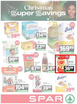 SPAR & SUPERSPAR Namibia : Christmas Super Savings (21 October - 09 November 2025), page 1