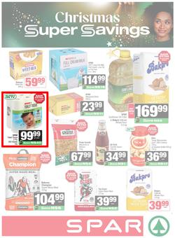 SPAR & SUPERSPAR Namibia : Christmas Super Savings (21 October - 09 November 2025), page 1