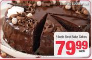 8 Inch Best Bake Cakes-Each