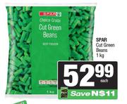 Spar Cut Green Beans-1Kg Each