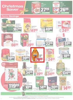 SPAR & SUPERSPAR Namibia : Christmas Super Savings (21 October - 09 November 2025), page 4