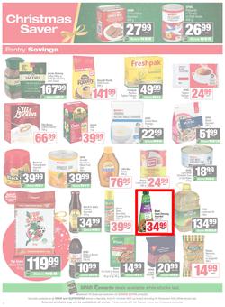 SPAR & SUPERSPAR Namibia : Christmas Super Savings (21 October - 09 November 2025), page 4
