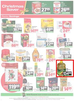 SPAR & SUPERSPAR Namibia : Christmas Super Savings (21 October - 09 November 2025), page 4