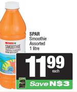 Spar Smoothie Assorted-1Ltr Each