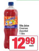 Vita Juice Creemme Assorted-1Ltr Each