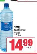 Spar Still Mineral Water-1.5Ltr Each