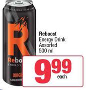 Reboost Energy Drink Assorted-500ml Each