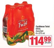 Caribbean Twist NRBs Assorted-6 x 275ml Per Pack