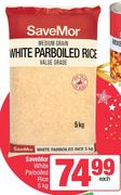 SaveMor White Parboiled Rice-5kg