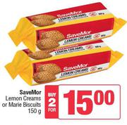SaveMor Lemon Creams or Marie Biscuits-For 2 x 150g