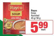 Royco Soup Assorted-45g/50g Each