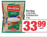 Rice King Long Grain Parboiled Rice-2Kg Each