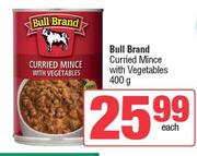 Bull Brand Curried Mince With Vegetables-400g Each