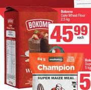 Bokomo Cake Wheat Flour-2.5Kg Each