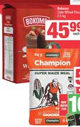 Bokomo Cake Wheat Flour-2.5Kg + Bokomo Super Maize Meal-5Kg Both For