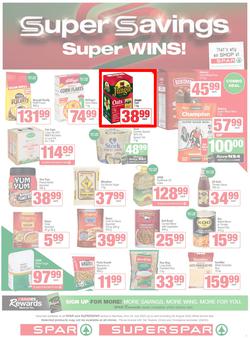 SPAR & SUPERSPAR Namibia : Super Savings (22 July - 06 August 2025), page 1