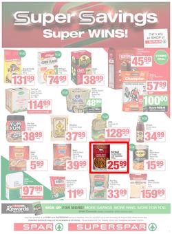 SPAR & SUPERSPAR Namibia : Super Savings (22 July - 06 August 2025), page 1
