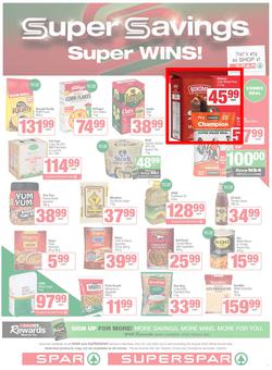 SPAR & SUPERSPAR Namibia : Super Savings (22 July - 06 August 2025), page 1