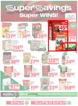 SPAR & SUPERSPAR Namibia : Super Savings (22 July - 06 August 2025), page 1