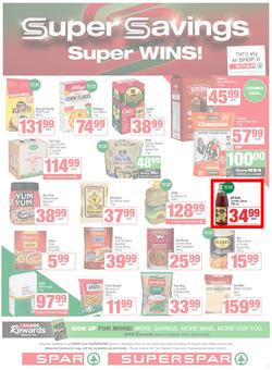 SPAR & SUPERSPAR Namibia : Super Savings (22 July - 06 August 2025), page 1
