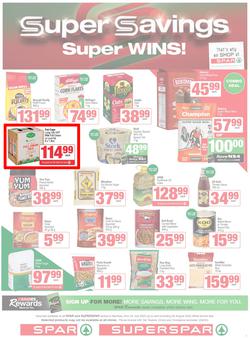 SPAR & SUPERSPAR Namibia : Super Savings (22 July - 06 August 2025), page 1
