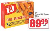 I&J Original Fish Fingers-800g Each