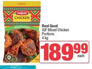 Real Good IQF Mixed Chicken Portions-4Kg Each